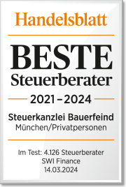 Handelsblatt-Siegel: Beste Steuerberater 2024